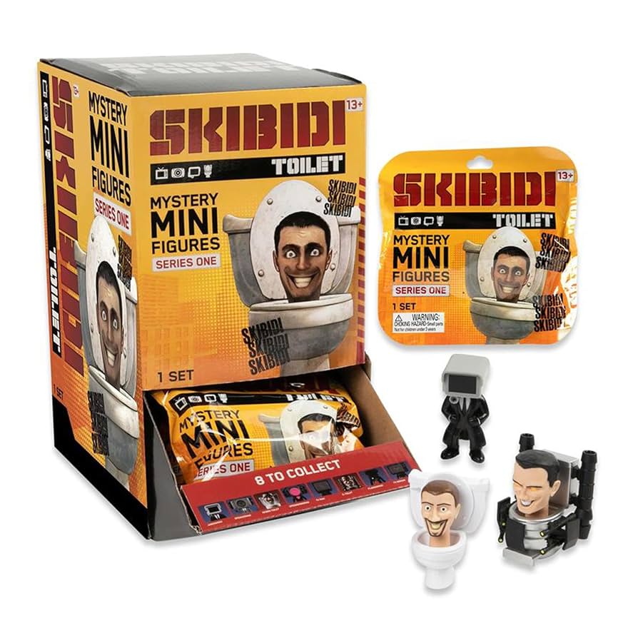 Amazon.co.jp: SKIBIDI TOILET 2.5インチ ミステリー ミニ
